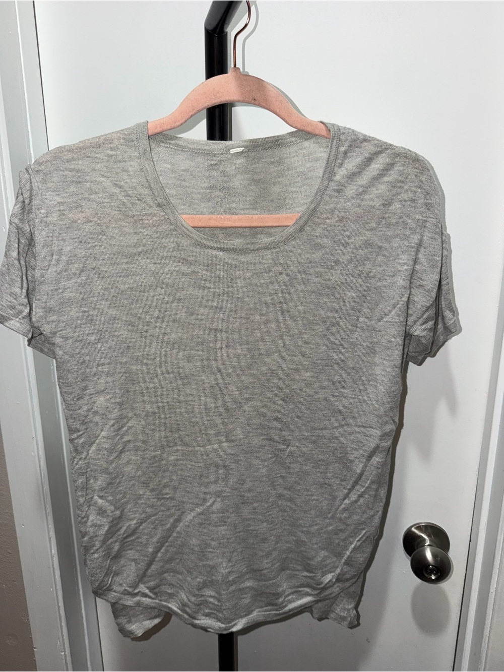 Lululemon Gray Lightweight Sweater T-Shirt – Estimated Size Medium
